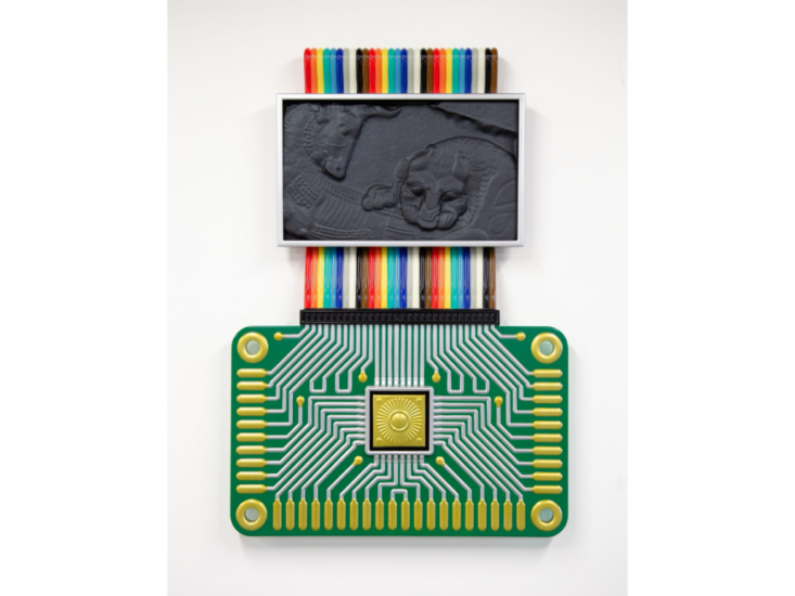 Matthew Palladino　Circuit Board (Ancient Relief)　2025