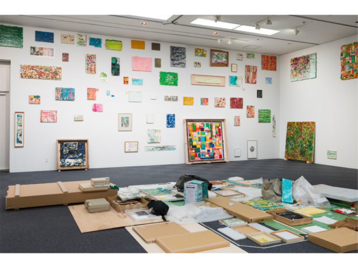 高橋大輔　「NEW VISION SAITAMA 5 迫り出す身体」展示風景　2016