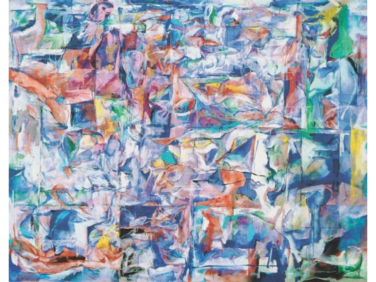 宇佐美圭司　溶解・身体 No.2　1964