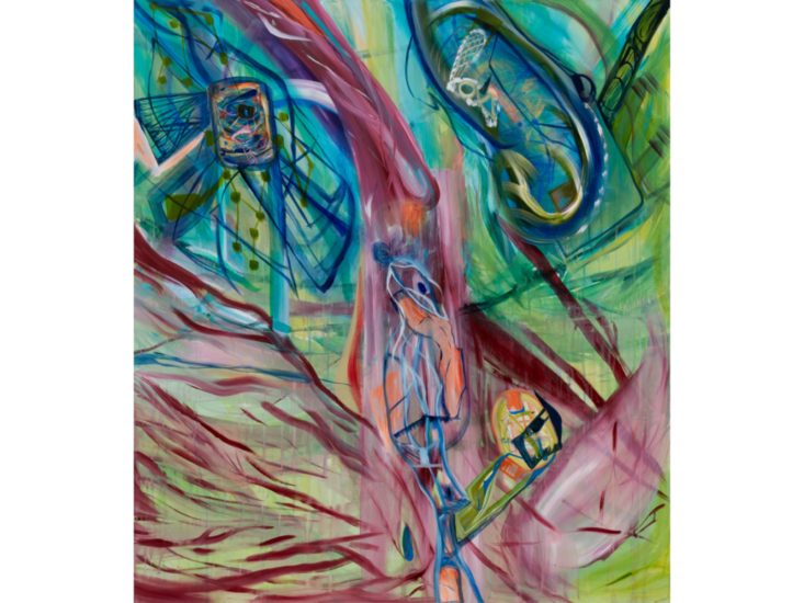 Mannat Gandotra　Easter Lilies Inside a Throat　2025