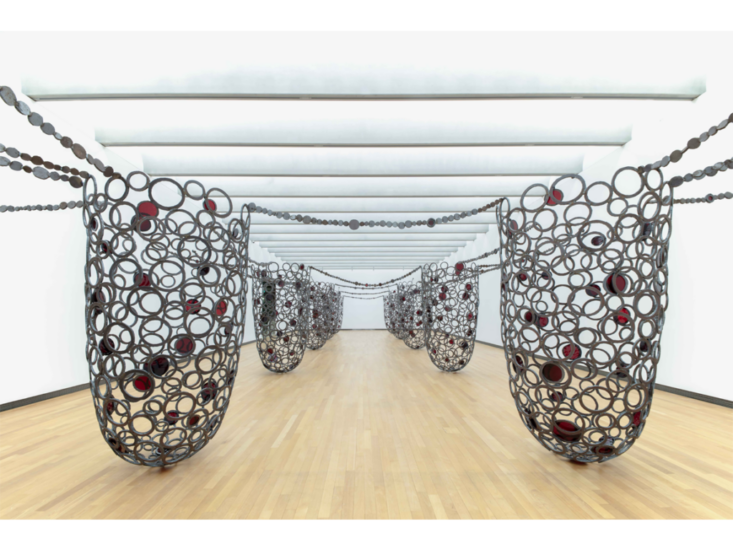 青木野枝　「そこに光が降りてくる 青木野枝／三嶋りつ惠」展示風景　2024