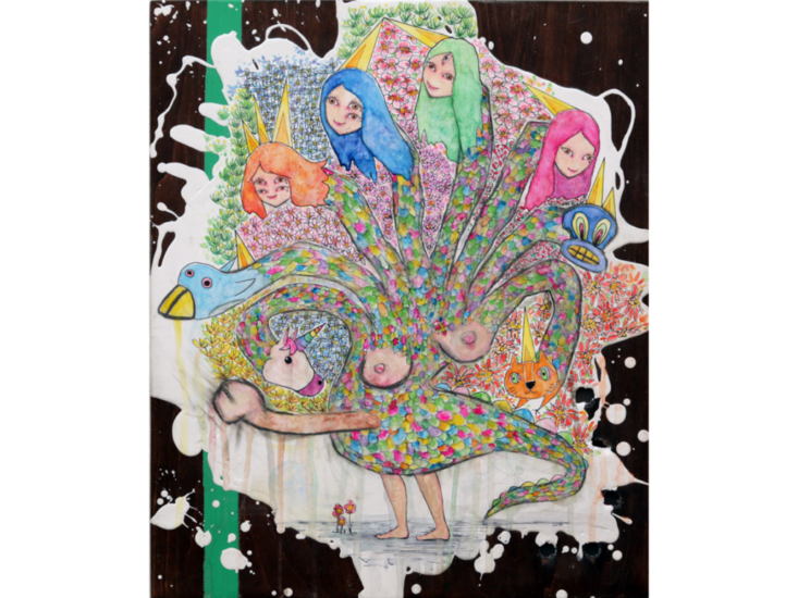 謝花翔陽　無題（蛇あるいはガールフレンド、そして夢）　2019