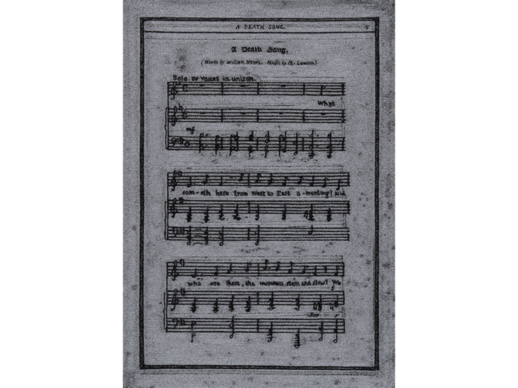 青山悟　Death Song (Musical score1)　2012