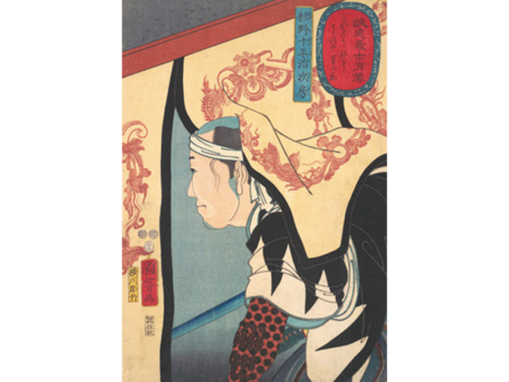 国貞　青砥稿花紅彩画（通称：白浪五人男）安政４年　1857