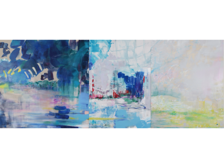 津上みゆき　View, Following the Flow, Morning 17 June 2025　2025