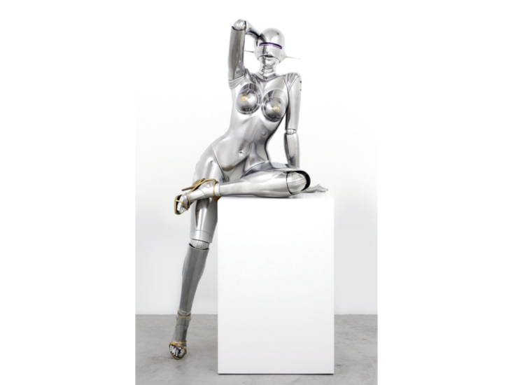 空山基　Sexy Robot_life size seating model_A　2017