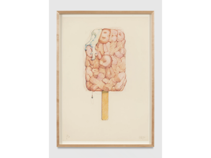 Claes Oldenburg　Alphabet in Form of a Good Humor Bar　1970