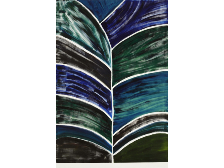 Benjamin Butler　Dark Tree (Blue, Green, Brown)　2010