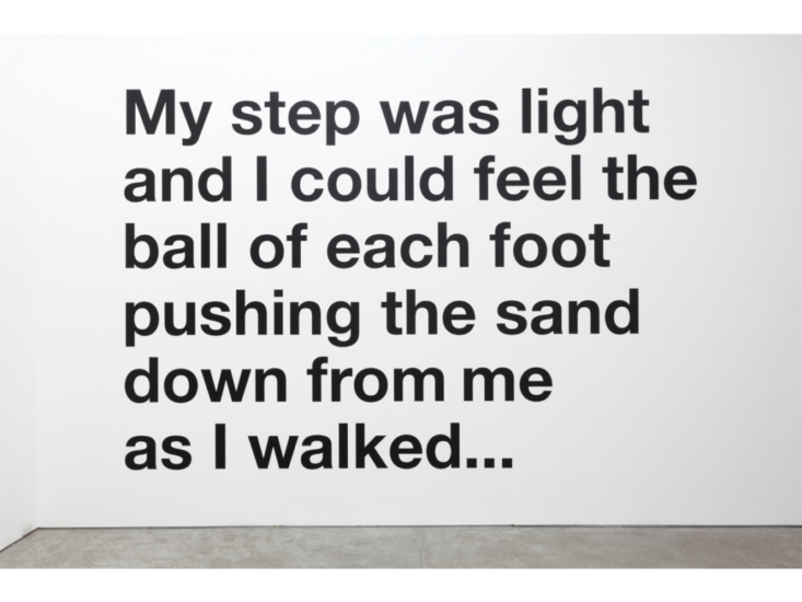 Liam Gillick　My Step Was Light　2001