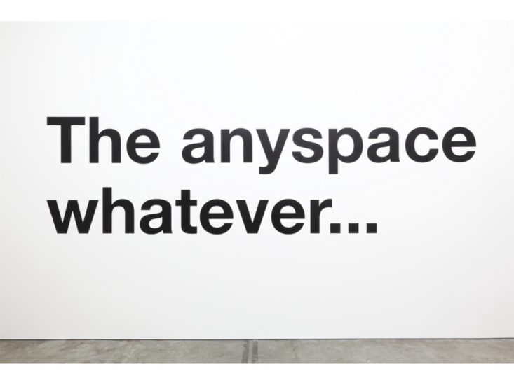 Liam Gillick　theanyspacewatever　2004