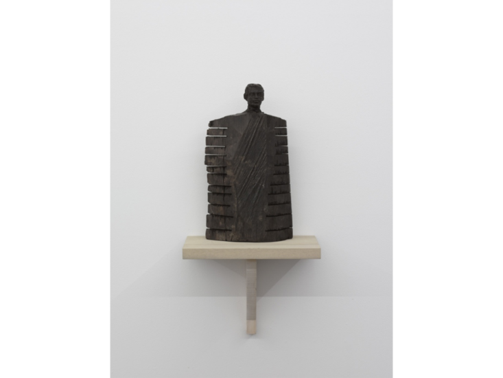 Stephan Balkenhol　small ebony sculpture　2011